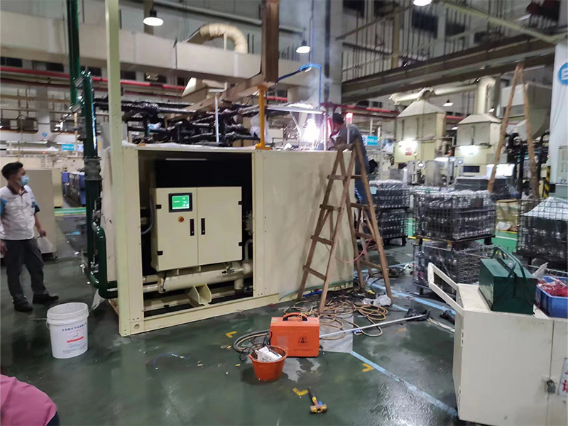 廣州恩梯恩裕隆傳動系統水冷渦旋冷水機組項目
